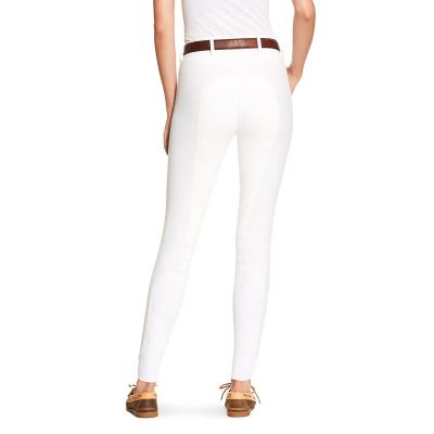 Ariat English: Heritage Elite Full Seat Breech Leggings Mujer - Blancas (OJNLS8250)